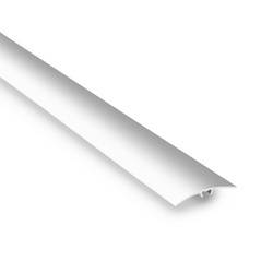 Profil Progowy Owalny Listwa Progowa Owalna 1,86m SREBRNY 30mm 5 w 1