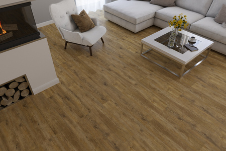 Panele Podłogowe Panel Podłogowy SPC Winylowe 4mm Natural Floor Dąb Aterra 2,257 m² AC4