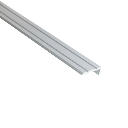 Profil Schodowy Aluminiowy Ryflowany Kątownik SREBRNY 25x10 Na Klej Przyklejany