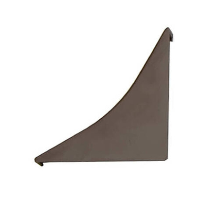 Zakończenie listwy przyblatowej 23mm ORZECH CIEMNY